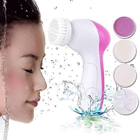 5 in 1 Portable Electric Facial Cleaner Multifunction Massager,